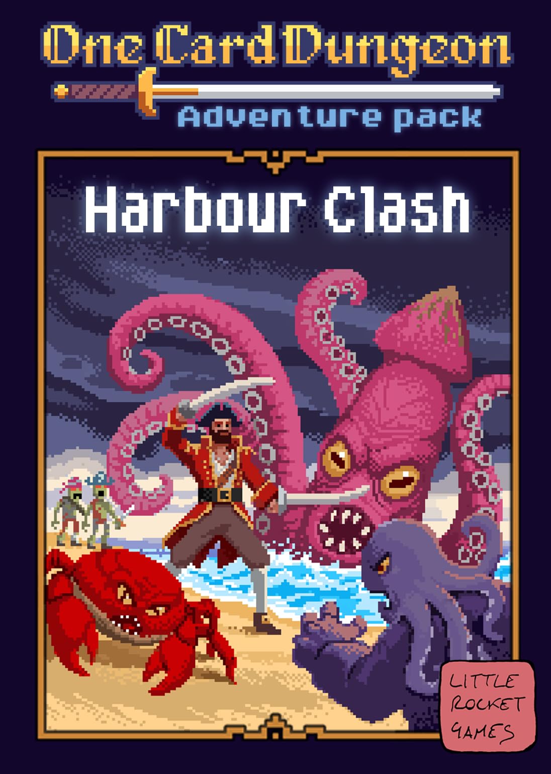 ONE CARD DUNGEON Adventure Pack: HARBOUR CLASH Expansion Board